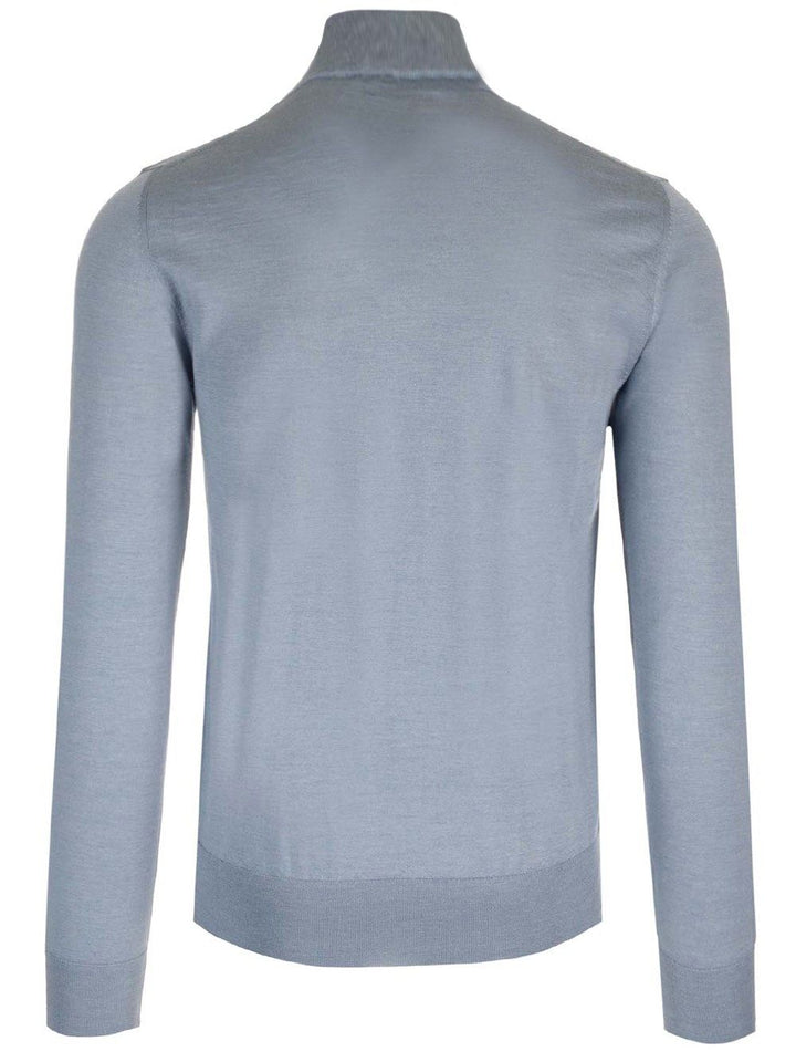 Al Duca D'Aosta Cashmere And Silk Turtleneck Sweater Knitwear - Grey | 7b69159bddc01438d1054b1de5a4e118b29634aa