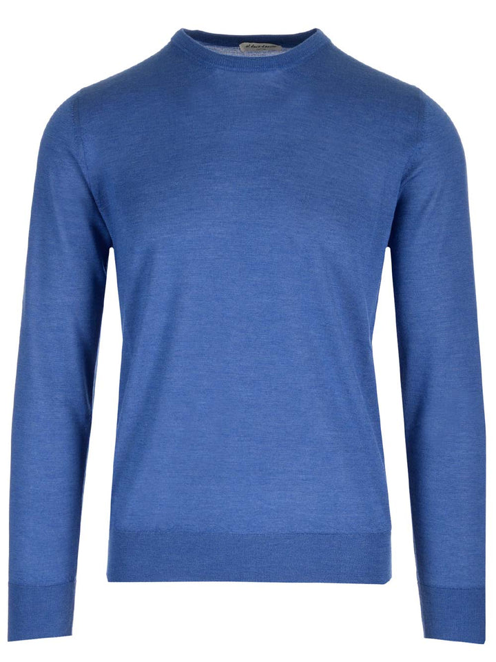 Al Duca D'Aosta Crewneck Sweater Knitwear - Light blue | 7d40f3ccb6d2399edb9ed4c55006fd17b05d4bde