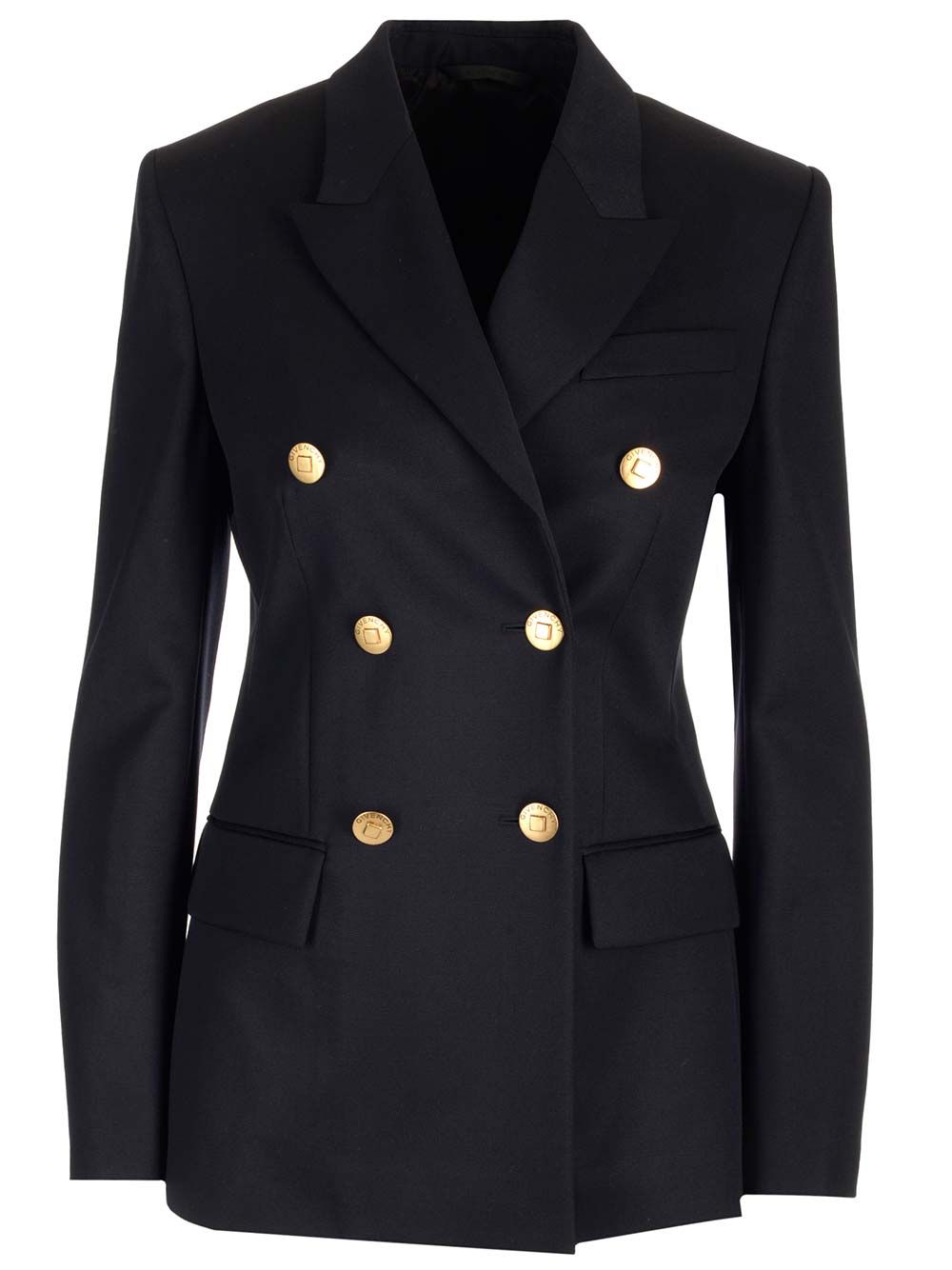Givenchy Double-Breasted Blazer Jackets - Blue | 3c07a74d8eaac9decd4b36ae5f35189669af1e01
