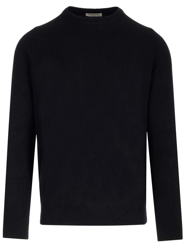 Al Duca D'Aosta Crew Neck Sweater Knitwear - Black | 57c45c1a0043d00b9c6ae54c11cd0444699ffb52