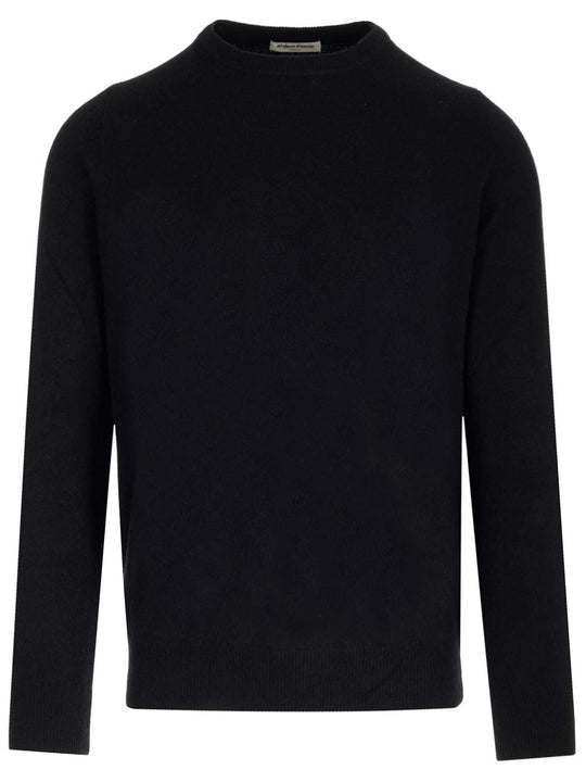 Crew Neck Sweater Knitwear Black