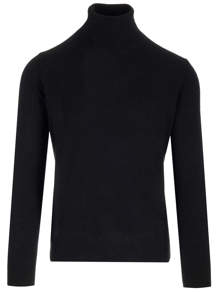 Al Duca D'Aosta Cashmere Turtleneck Knitwear - Black | 3bb0fd6437145c25b868a9dfa4097534f18f2596