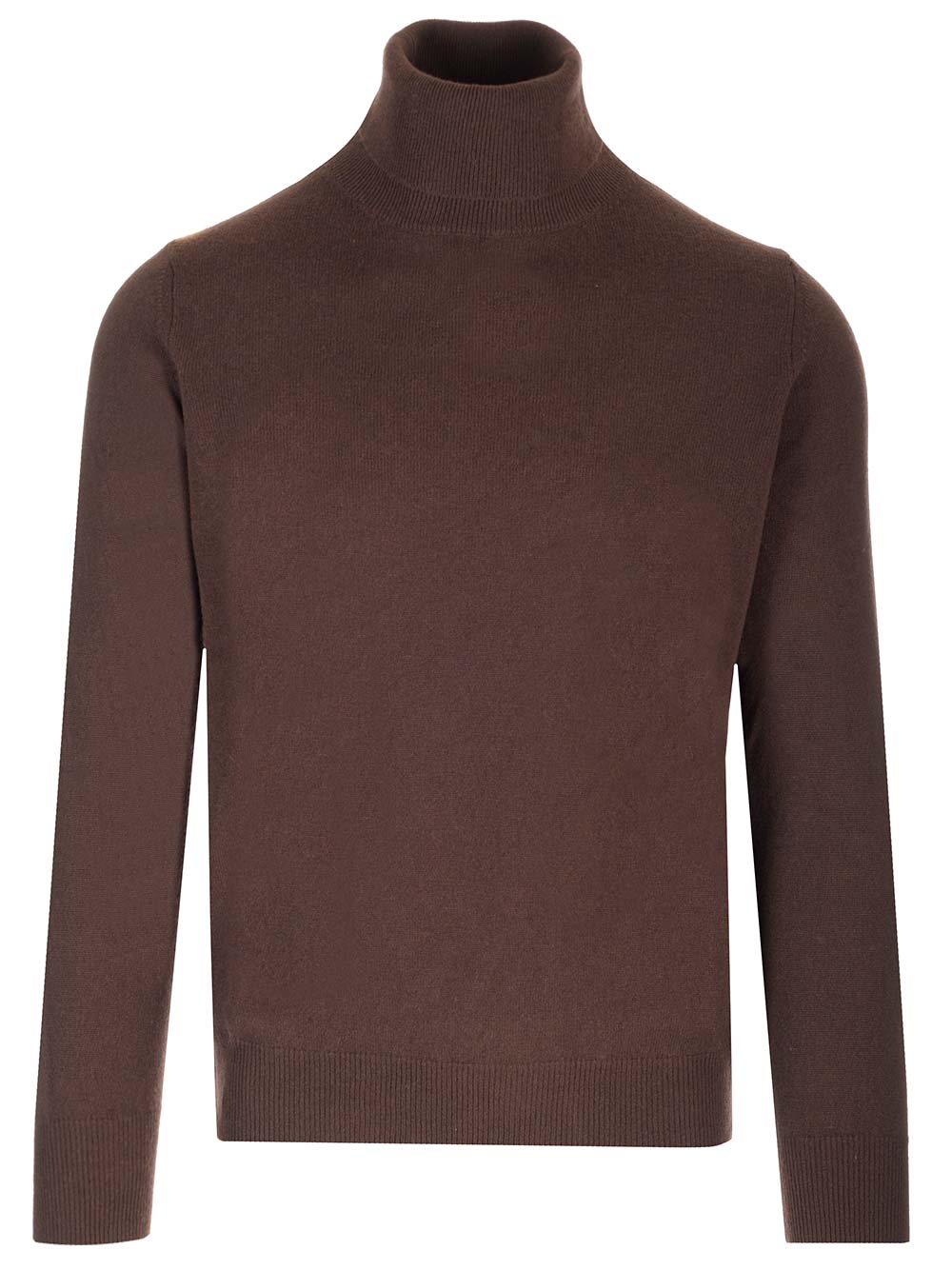Al Duca D'Aosta Cashmere Turtletneck Knitwear - Brown | 32c9f32ba7d8f547567743c864abb66e3489c921