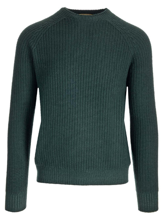 Green Wool Sweater Knitwear Green