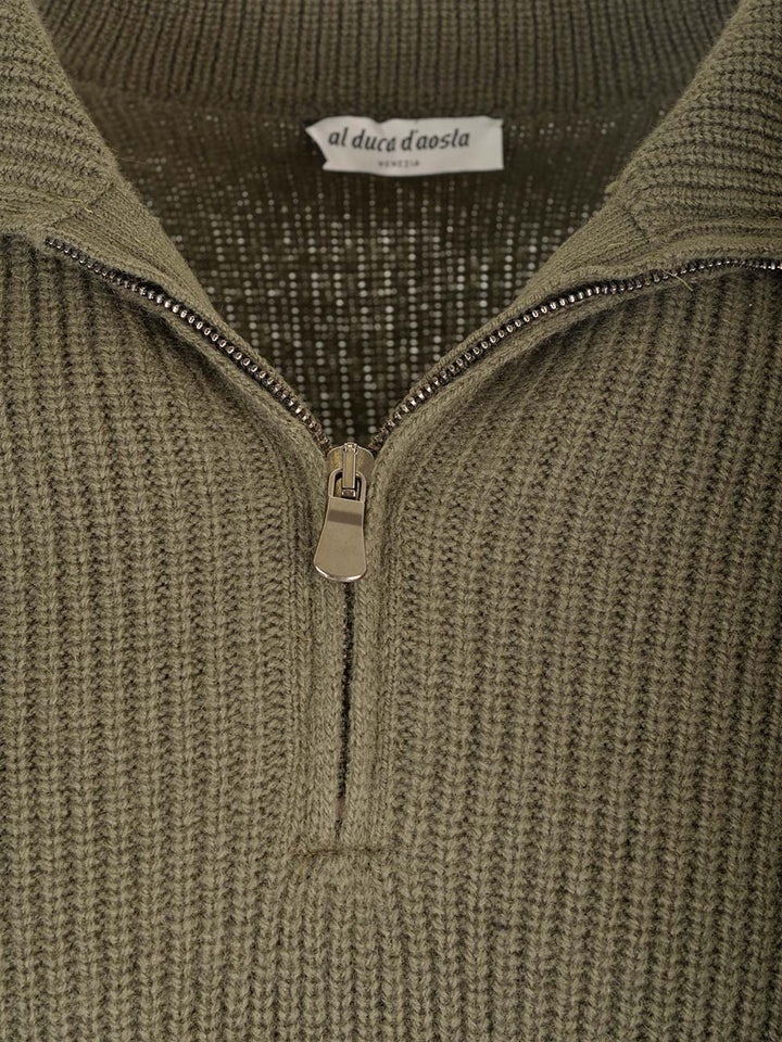 Al Duca D'Aosta Cashmere Sweater Knitwear - Green | d645652cb7e3cb2b0341e4217cc9ccf601bf6cb0