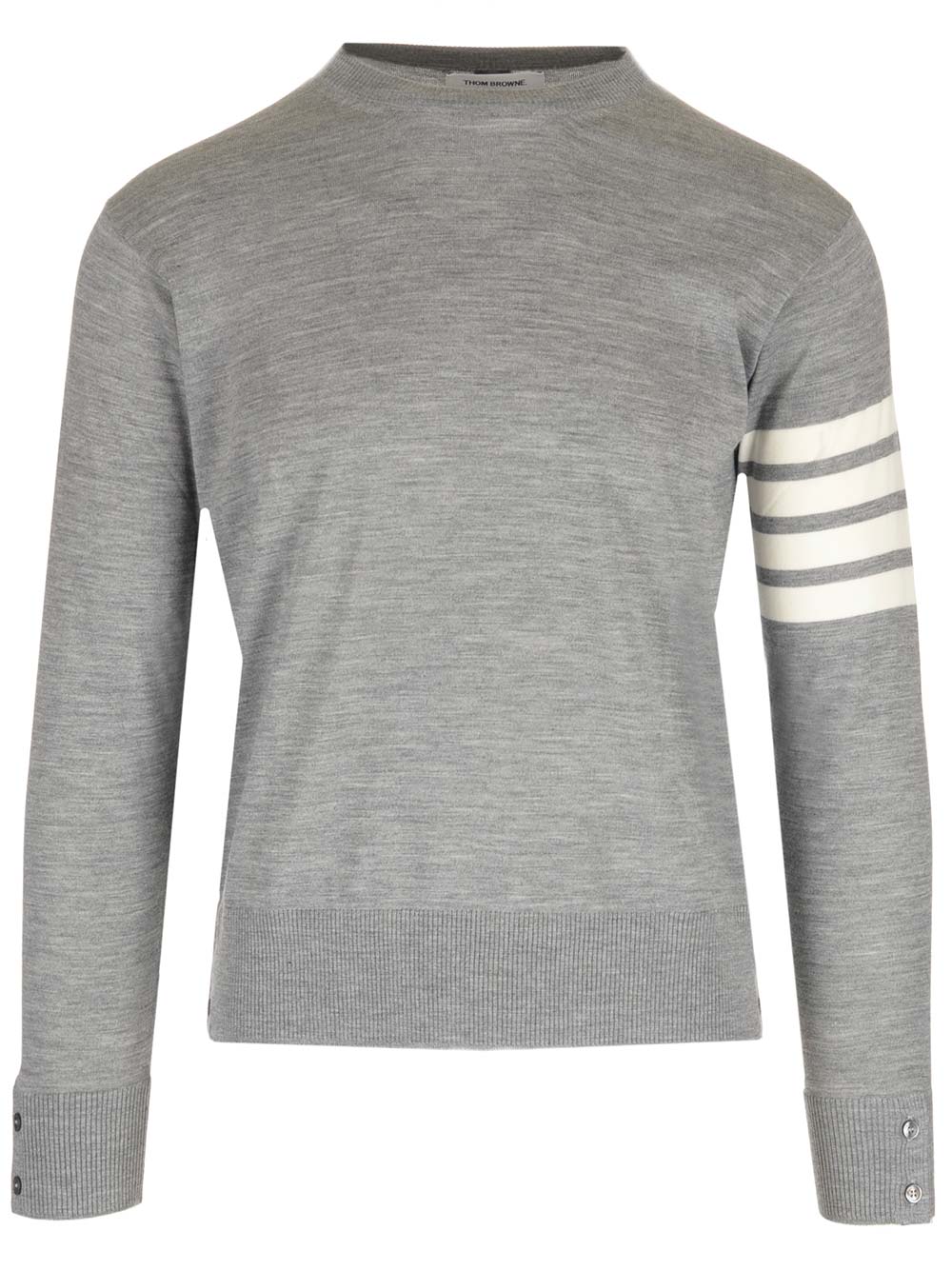 Thom Browne 4-Bar Knitwear - Grey | 6cf80f87fcb7251724f3f62ecefe9de36293582e