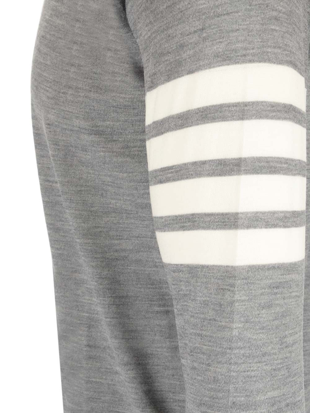 Thom Browne 4-Bar Knitwear - Grey | 67b4c457d04168729134513c5b6e3b44cd05fe1a