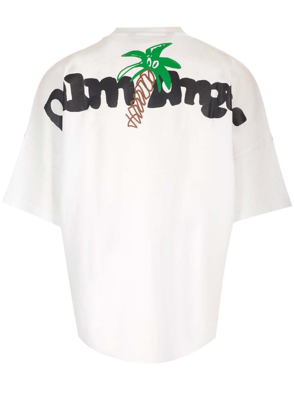 Palm Angels Sketchy Oversized T-Shirt - White | 3c2bcfcc4d598c3e4205c9d3cac3144100622f73
