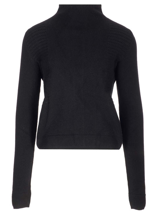 Turtleneck Sweater Knitwear Black