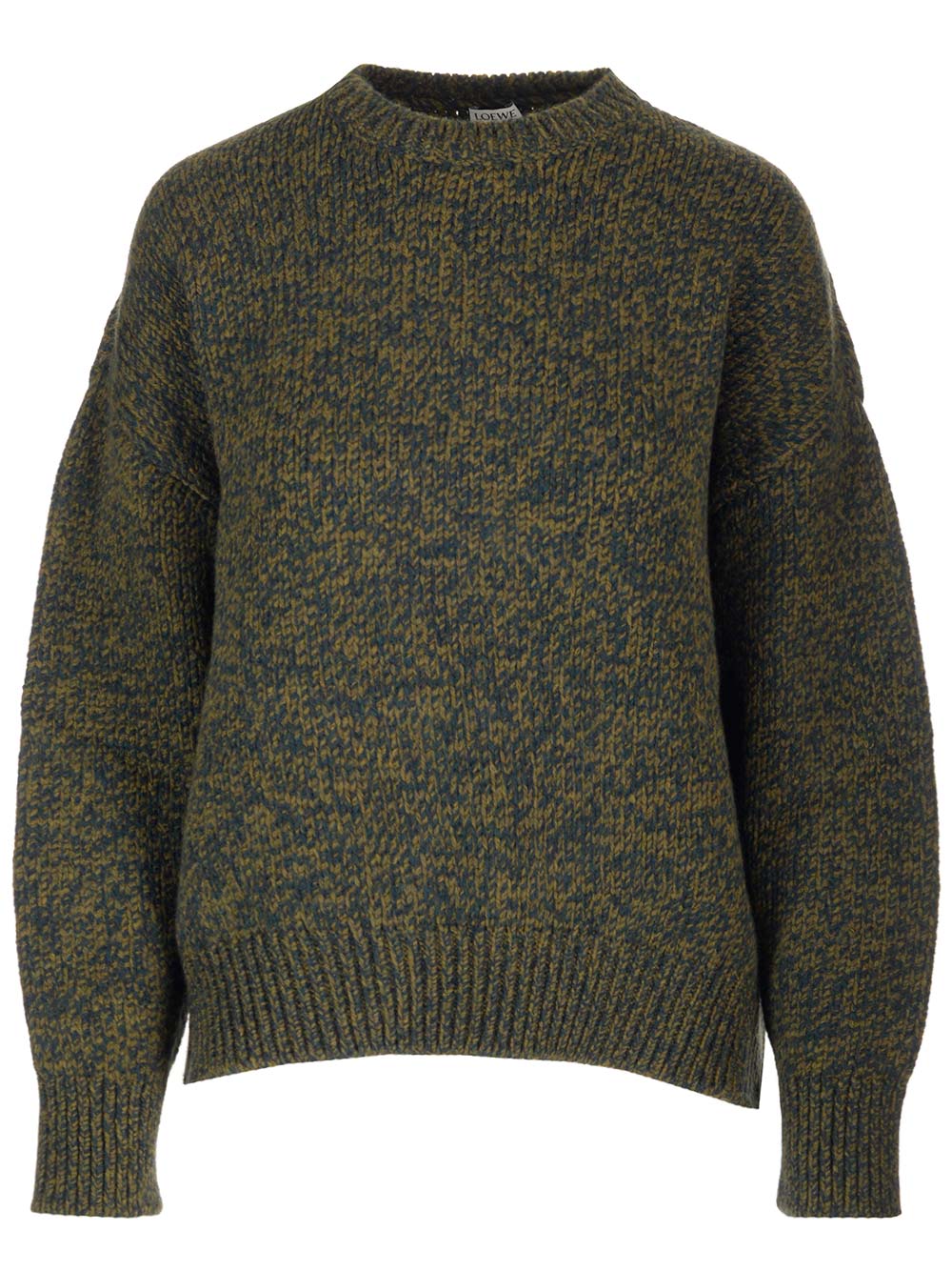 Loewe Trompe L'oeil Sweater Knitwear - Green | 8e6fcc17571ac5fc4ced73631dd1c573a832f1fb