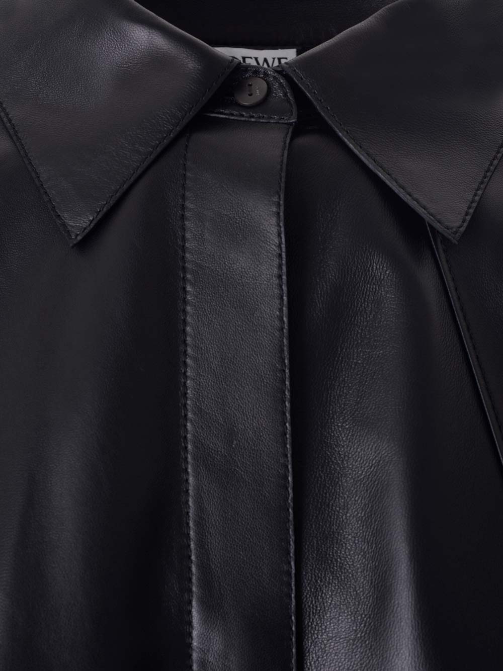 Loewe Nappa Oversize Shirt Shirts - Black | 4b5059095c13c98c03e73b893359b3433e829e56