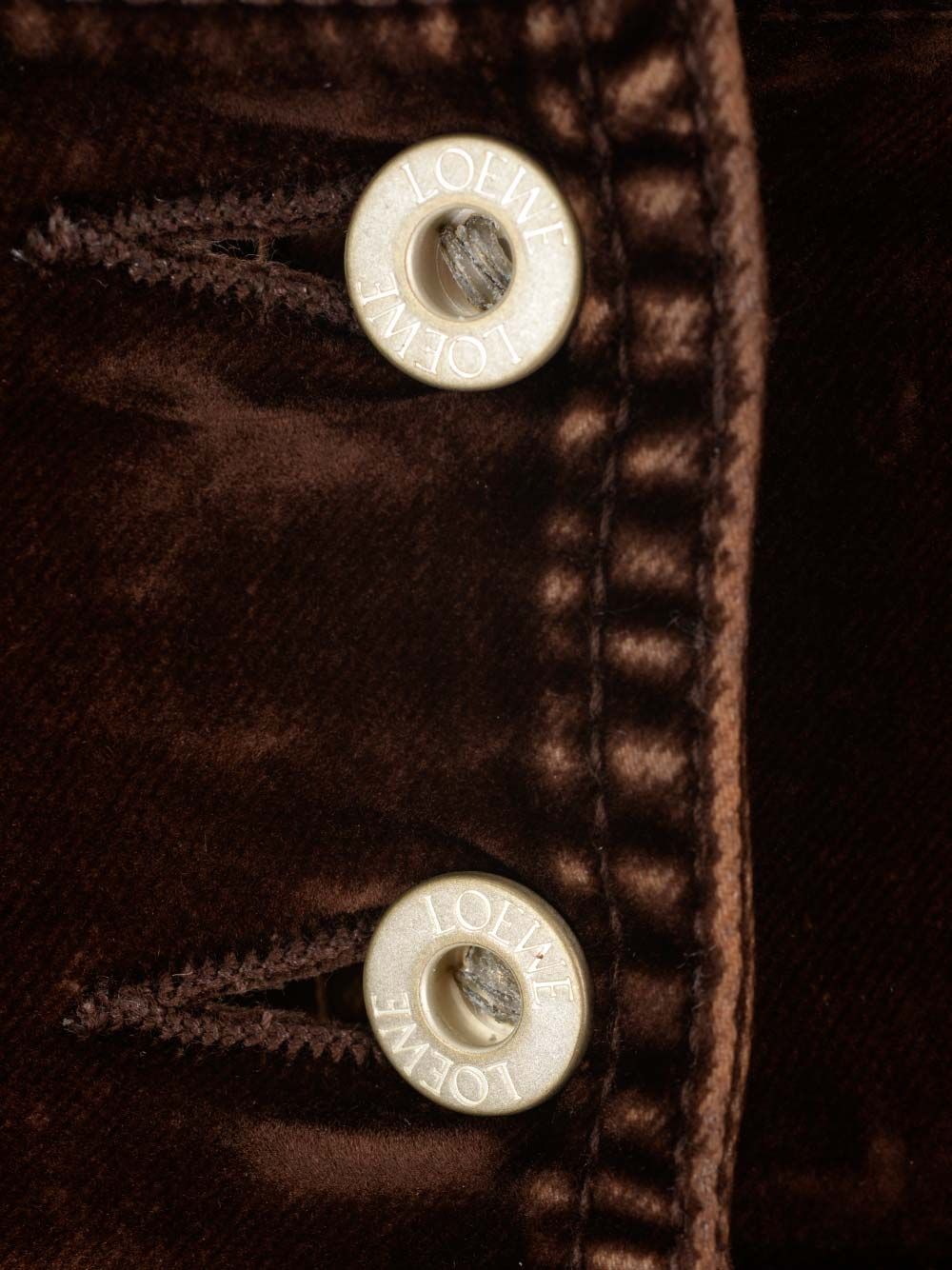 Loewe Velvet Top Tops - Brown | 0b62556581df859d063a1d94126e97fc965b565f