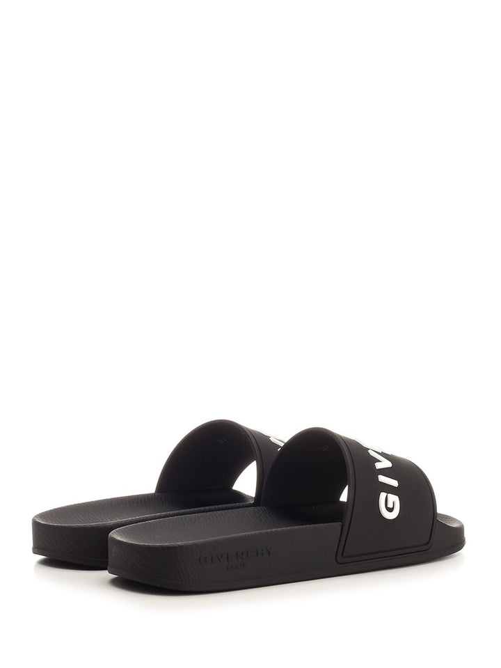Givenchy Rubber Slide Scarpe basse - Black | d9d096cfb9e512dff28e02f548556734666eb458