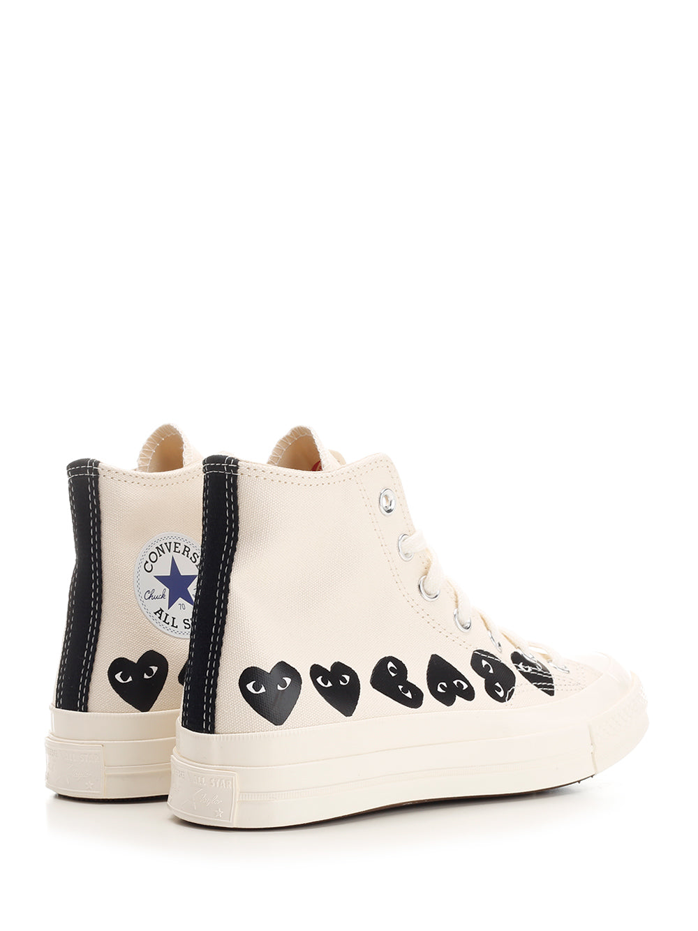 Comme Des Garcons Play Chuck Taylor Sneakers - White | a09a14bc731e879ec3f792c1cc613c172d56332f