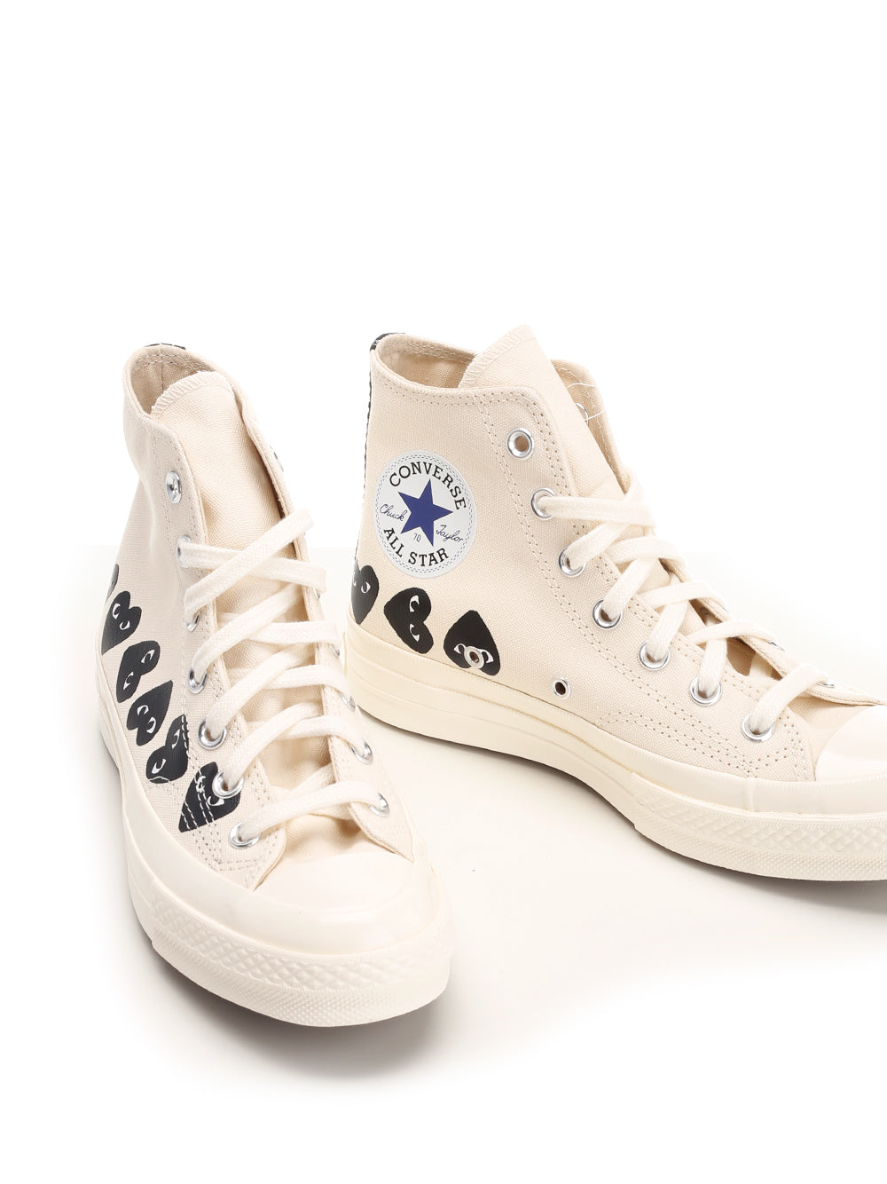 Comme Des Garcons Play Chuck Taylor Sneakers - White | d6e5aab88cf8254969e13e65e212dee2a722fddd