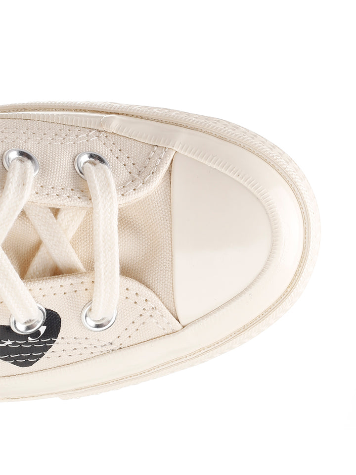 Comme Des Garcons Play Chuck Taylor Sneakers - White | 0017b1bea30637047e5df0e271823907f6bed3c3