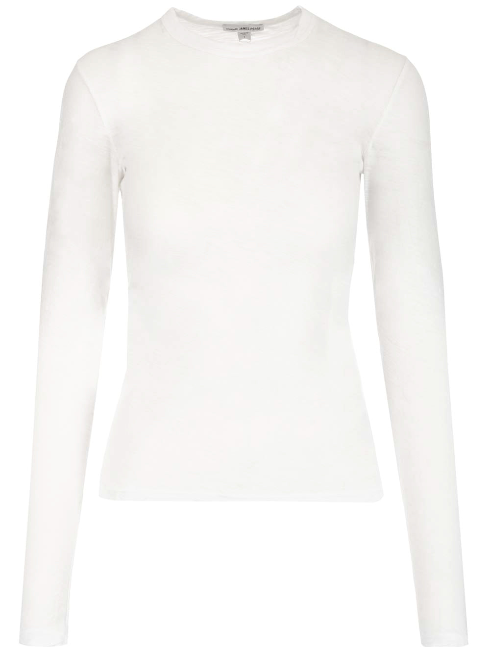 James Perse Crewneck Cotton T-Shirt - White | 4693c48f32d90db8fa55f18be4af18e990597a30