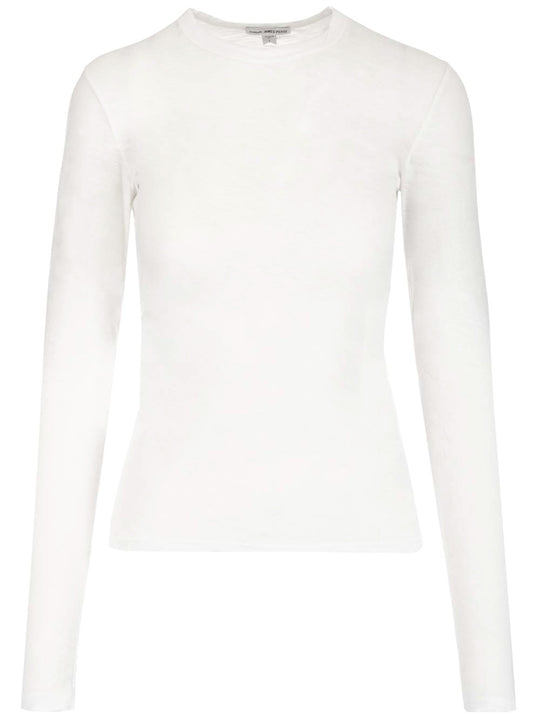 Crewneck Cotton T-Shirt White