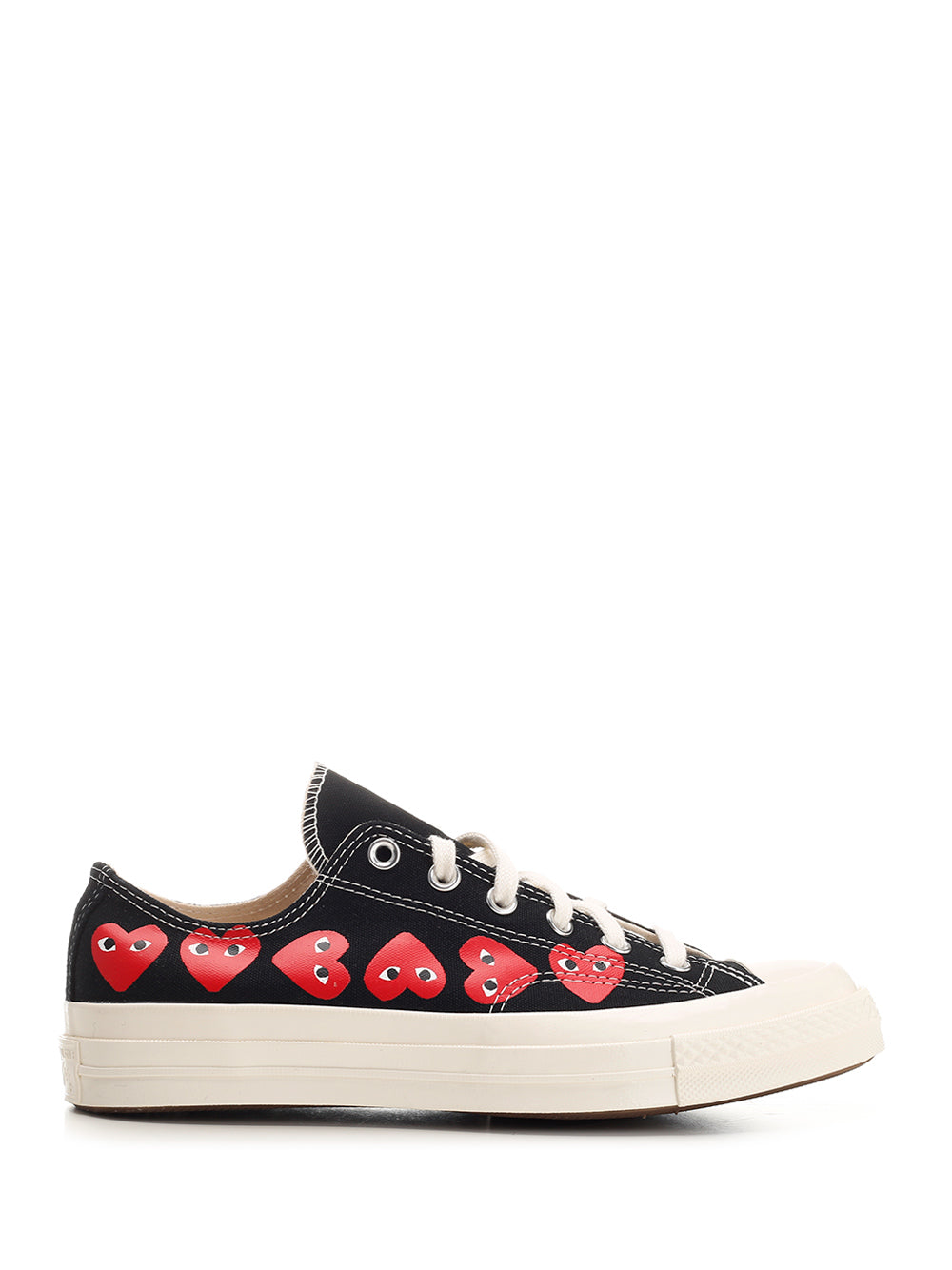 Comme Des Garcons Play Chuck 70 Sneakers - Black | 8c6a3f48f66ab1dc7a8883400ba3a69d56d24d78