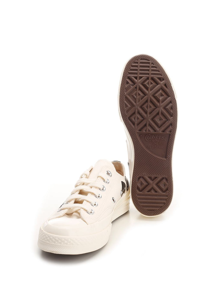 Comme Des Garcons Play Chuck 70 Sneakers - White | 3fa6040c12360fb63308cd86a7704e035ca19fb4