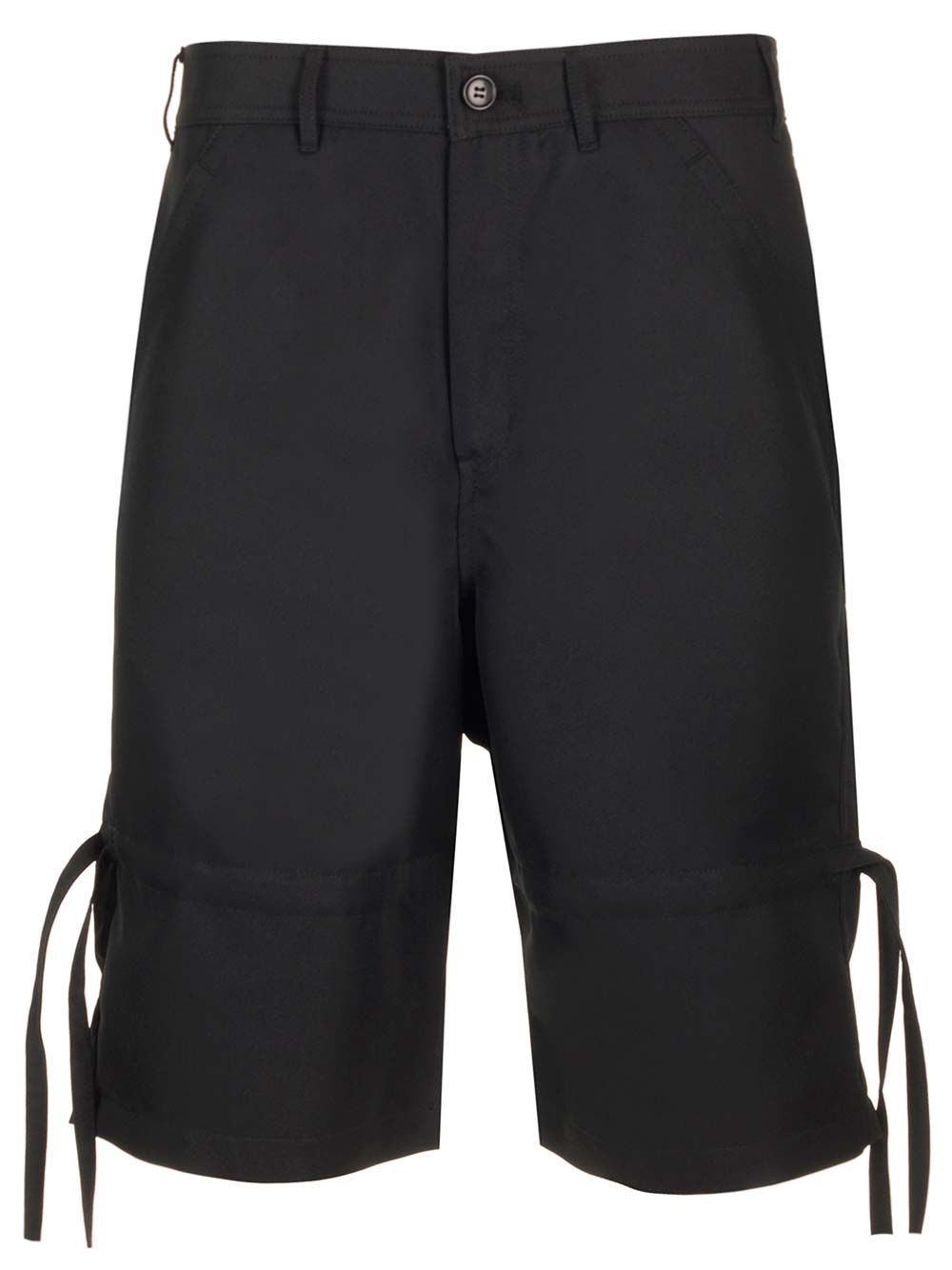 Twill Bermuda Shorts Trousers Black
