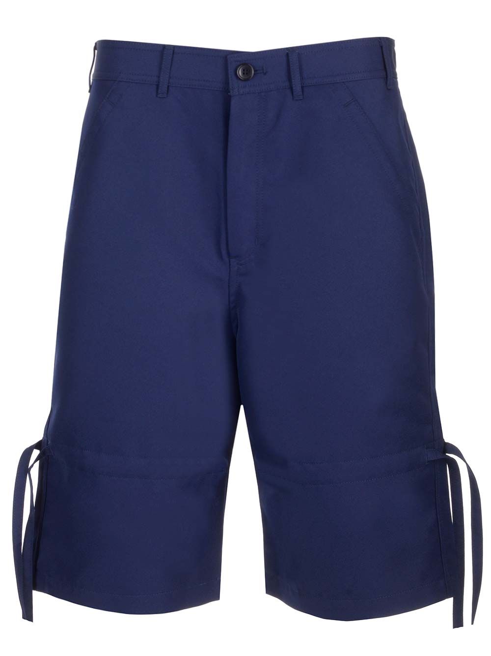Twill Bermuda Shorts Trousers Blue