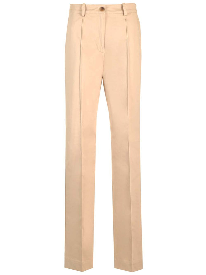 Maison KitsunÉ Slim Fit Chino Trousers - Beige | c654e55034b6524aca7c6b9d3ac2c49498649fcf
