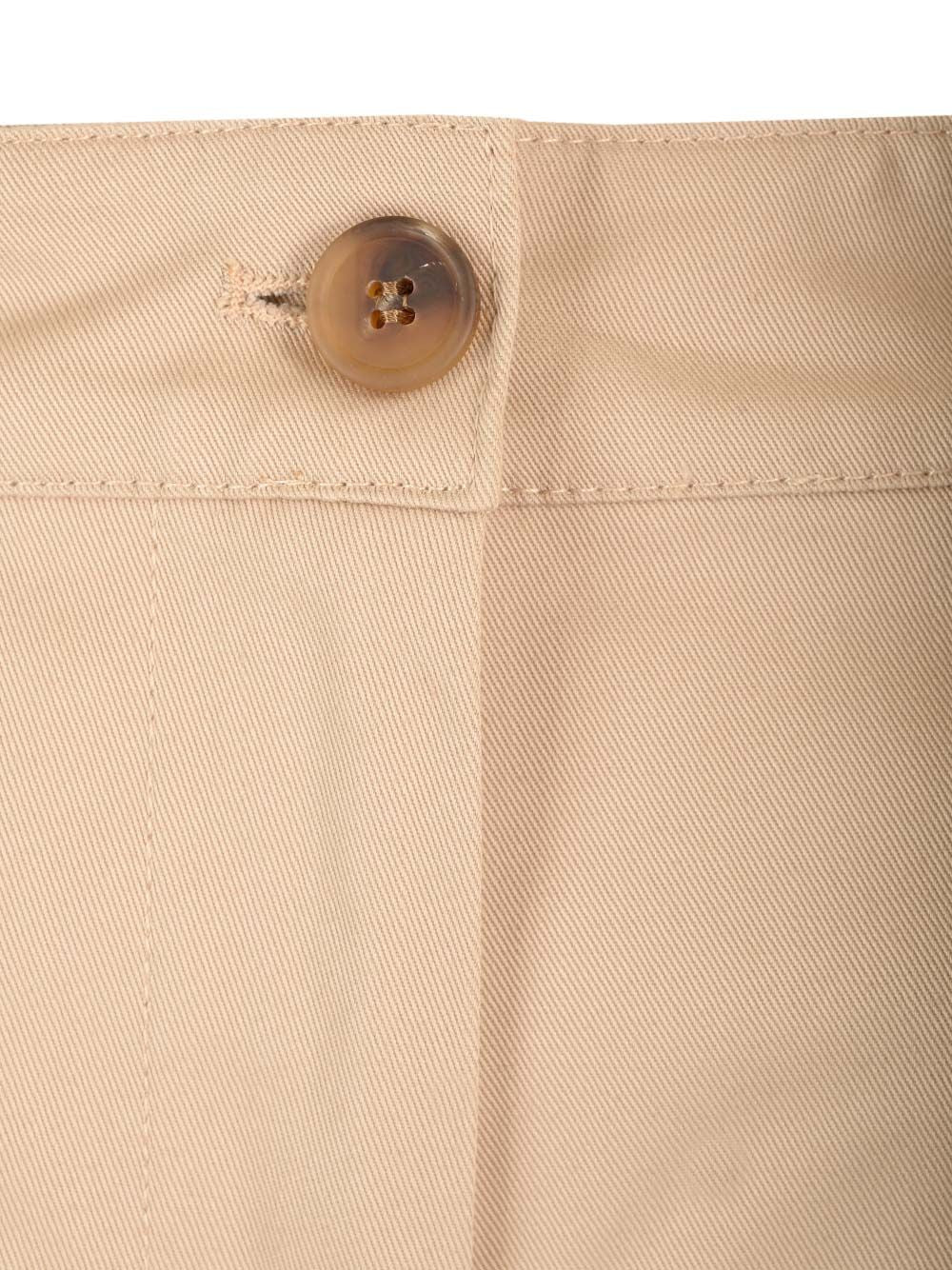 Maison KitsunÉ Slim Fit Chino Trousers - Beige | 31031a6620dfe9b031f6fb71e4034bf6ada29326