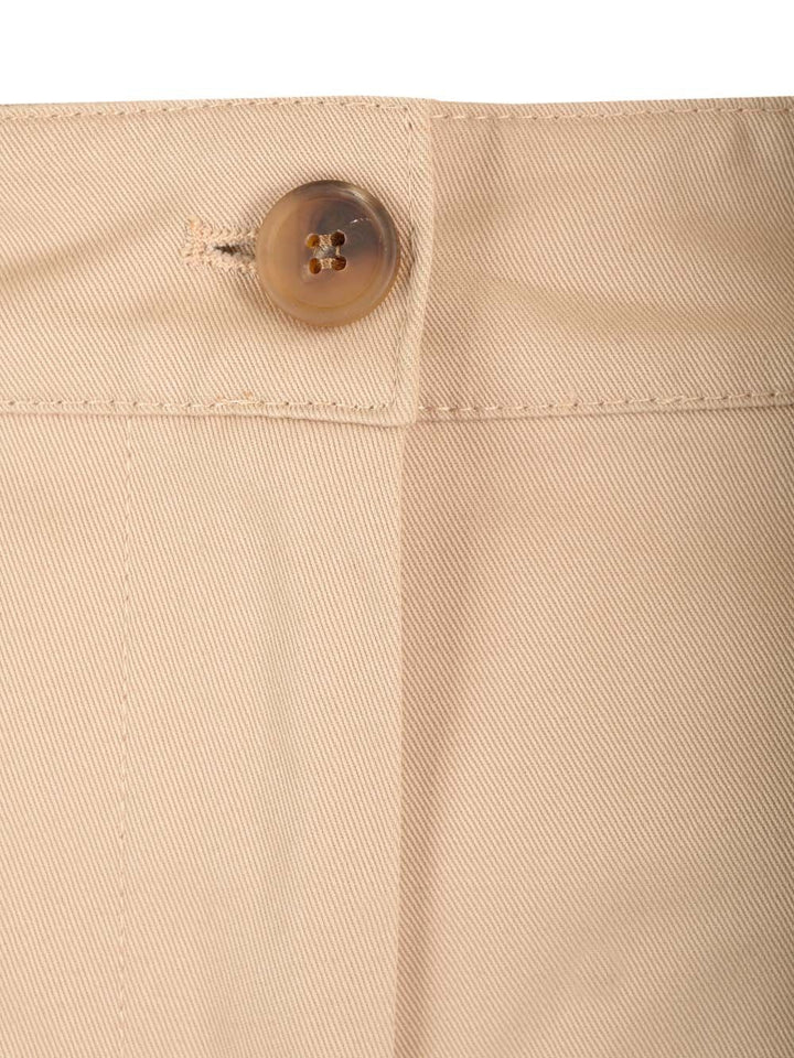 Maison KitsunÉ Slim Fit Chino Trousers - Beige | 31031a6620dfe9b031f6fb71e4034bf6ada29326