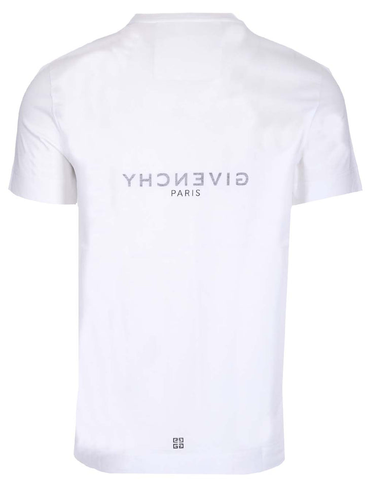 Givenchy Paris Reverse T-Shirt - White | f753b40ccfbbb941dfe0aa59e19c7a6260c9e3c2