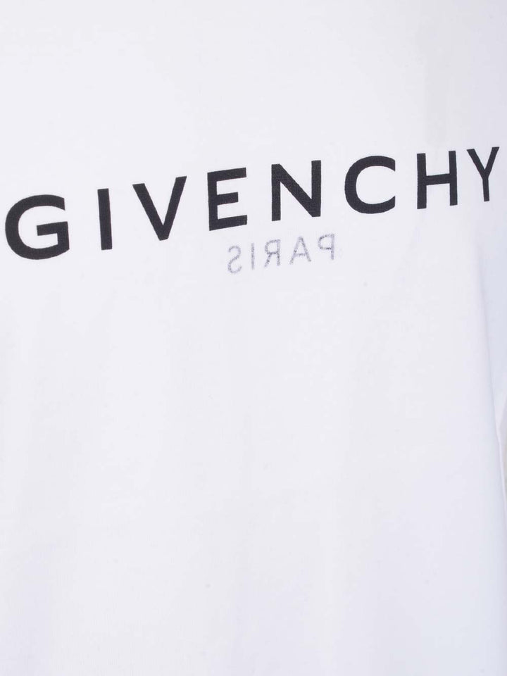 Givenchy Paris Reverse T-Shirt - White | 22110b80516c9b9a63f4daf04b4e2e185f47a0ed