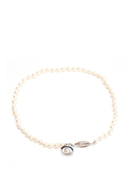 Pearl Necklace Jewelry Silver