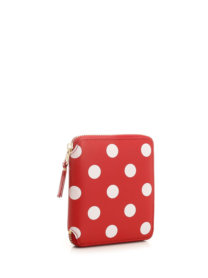 Comme Des Garcons Wallet Polka Dot Wallet Wallets - Red | f21fbe74568afaad3900ea028aa842208cd967dd