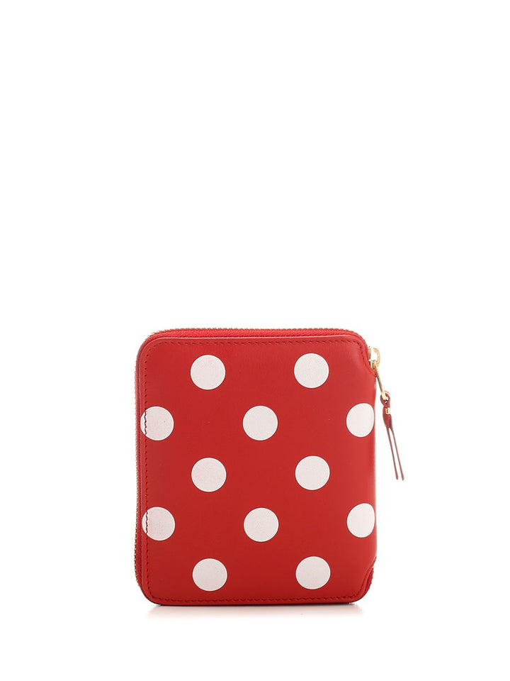 Comme Des Garcons Wallet Polka Dot Wallet Wallets - Red | 85b8ad5014d7eb7af75af781d59895ae00fa8268