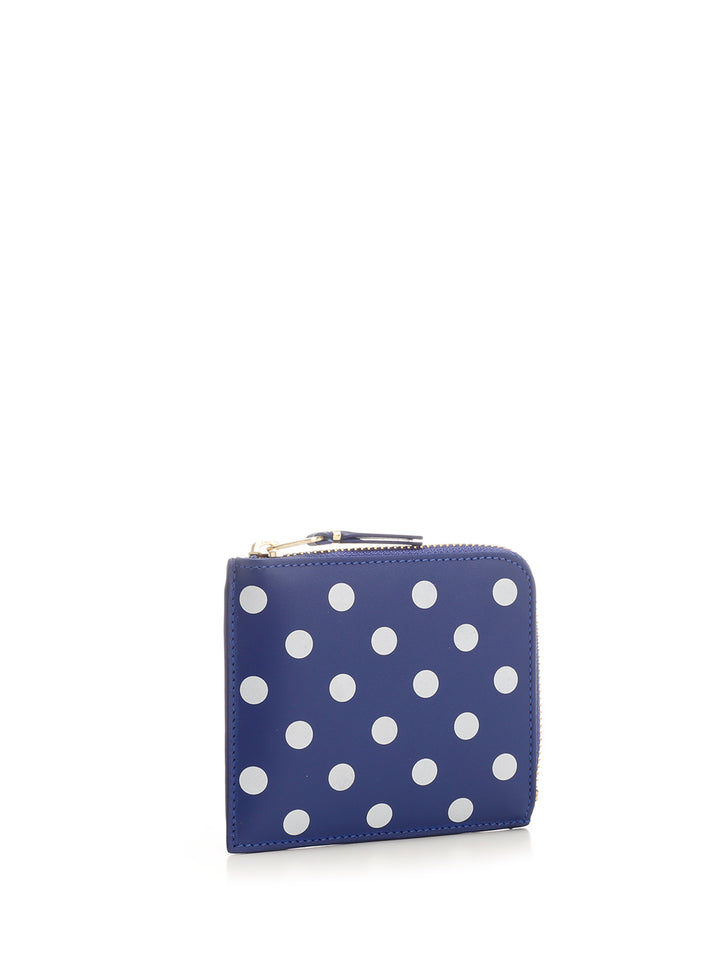 Comme Des Garcons Wallet Zipped Wallet Wallets - Blue | 5095016f8cf4e01b48fda60a247441bc4cf66cef