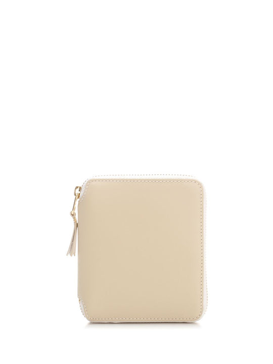 Leather Vertical Wallet Wallets White