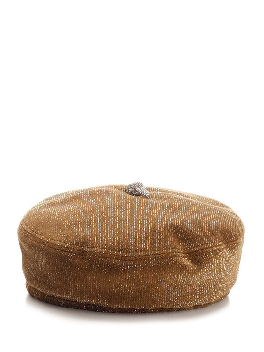 Hat51710 Almond Sparkle Hats Beige