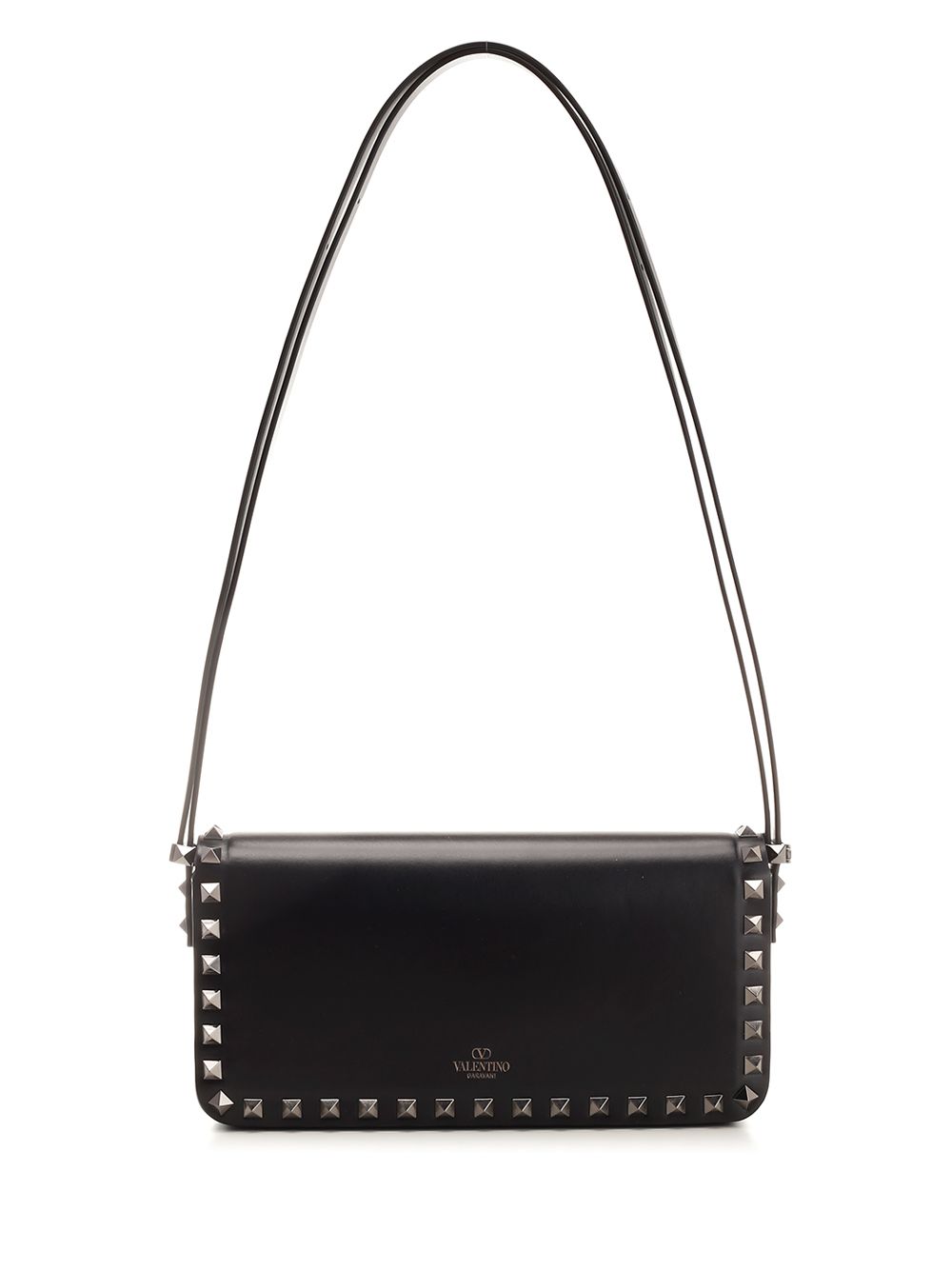 Valentino Garavani Rockstud23 Shoulder Bags - Black | 079383768d0411b3429e9a51cf74dc0c1a1742d6