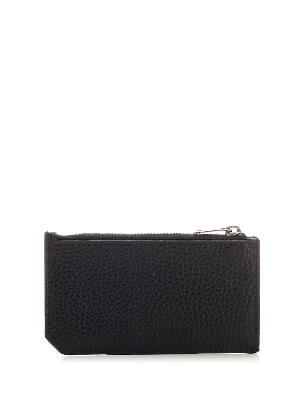 Saint Laurent Grained Leather Card Case Wallets - Black | a858e176a7f4226c3d51189ac4eb336b72240ee1