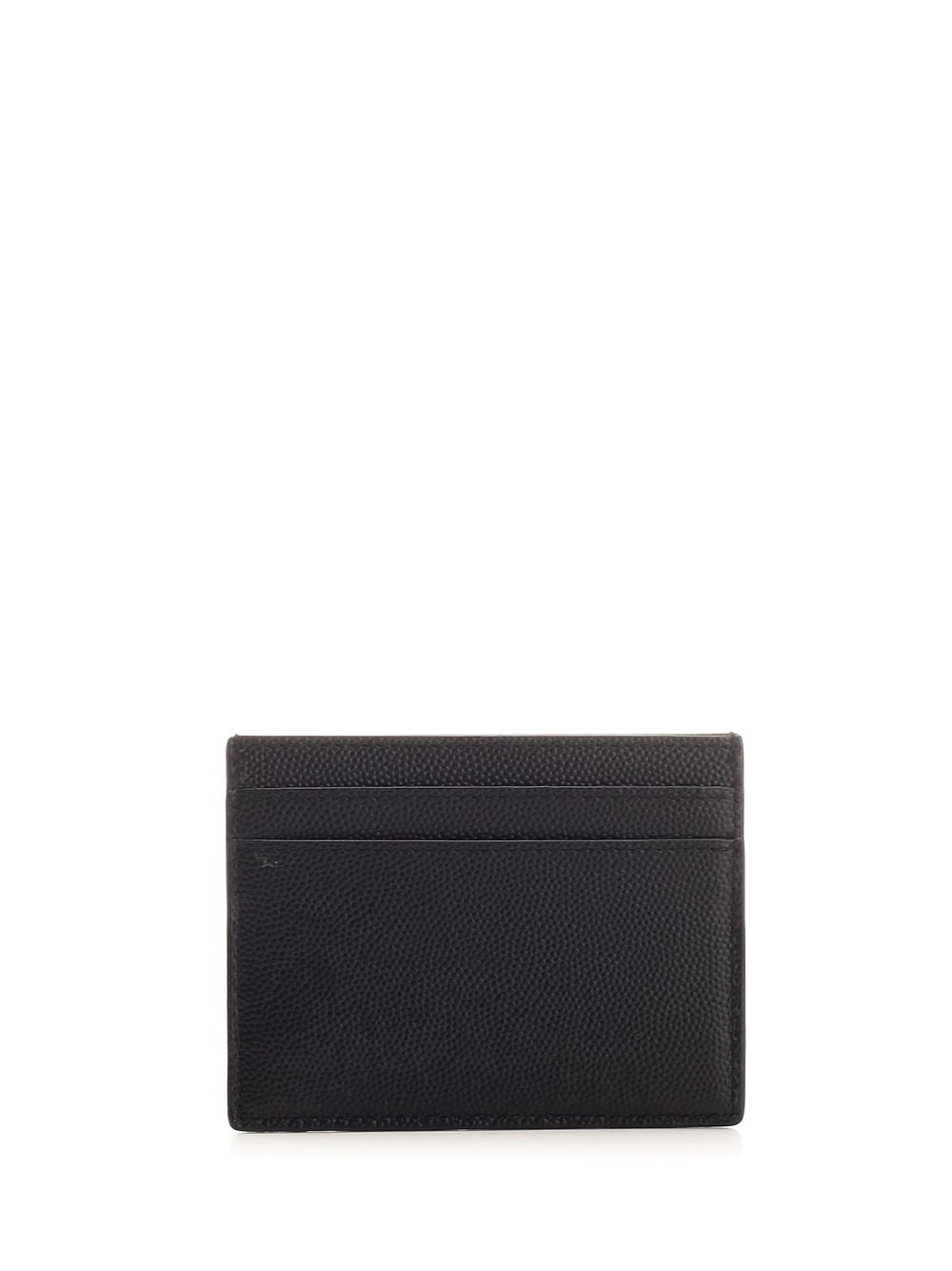 Saint Laurent Black Card Holder With Printed Logo Wallets - Black | 702dd6142e38ece560d3a16d4330a86aa927435a