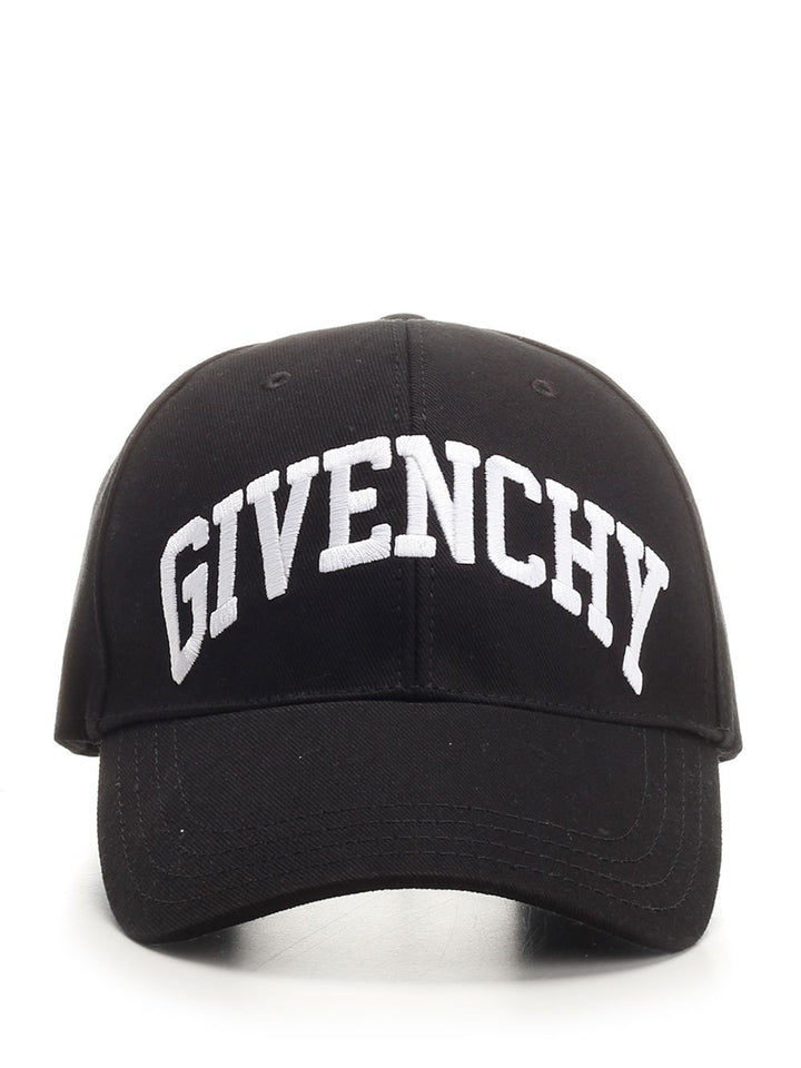 Givenchy Black Cap With Logo Hats - Black | 766c6e191751e9cb01fc650f9bfe580e601aa0b3