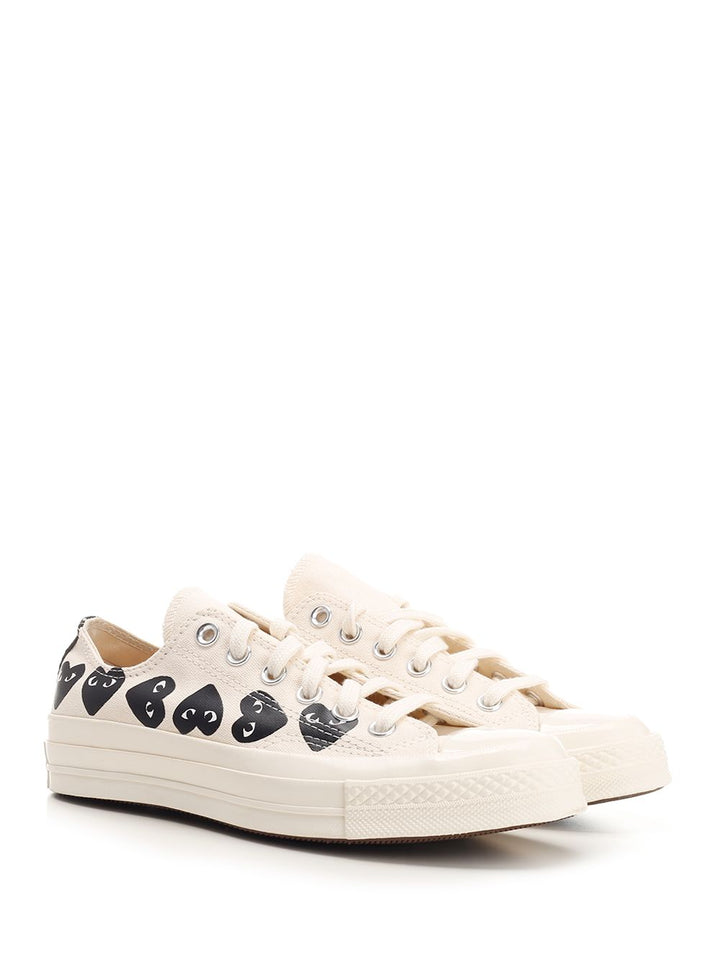 Comme Des Garcons Play Chuck 70 Sneakers - White | a2b2812392745db7d2f123cf4fb840dca8cf0e89