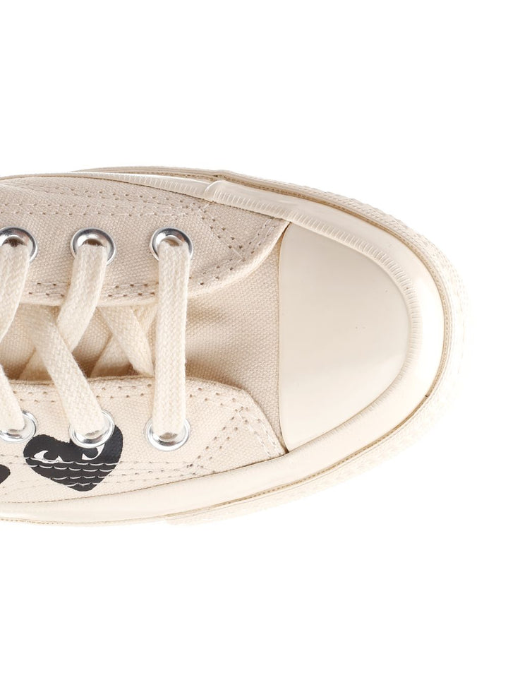 Comme Des Garcons Play Chuck 70 Sneakers - White | a9077dc1ccf2dbdc3bd47f52a803530f5eb3736c