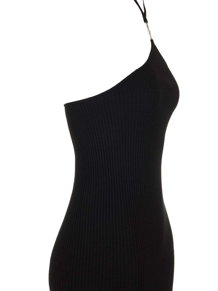 Amiri Ribbed Cotton Dresses - Black | a039354dad5ddcf2e41cdc3932967c5296aed439