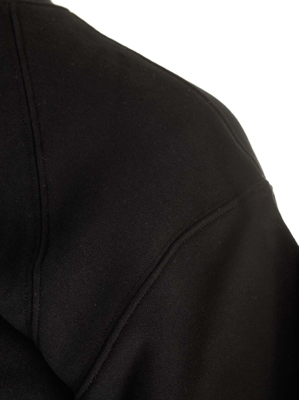 Saint Laurent Cropped Sweatshirt Knitwear - Black | 458c3675ef5c3222477d4900d9ade413fb496326