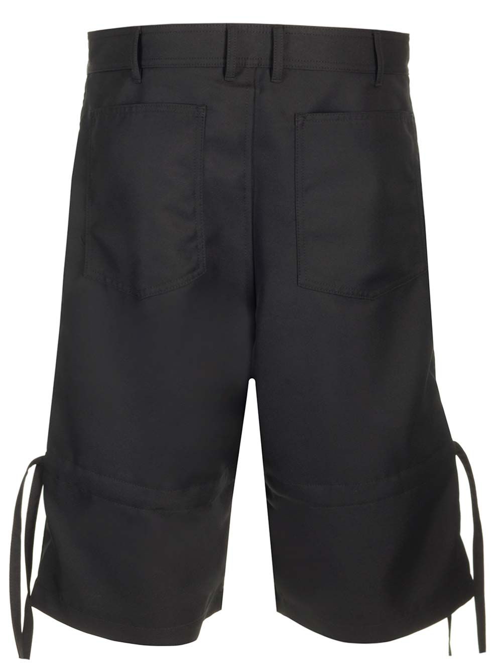 Comme Des GarçOns Shirt Twill Bermuda Shorts Trousers - Black | cb57c8fdc23964fae7b11aebb0d043378d89aca3