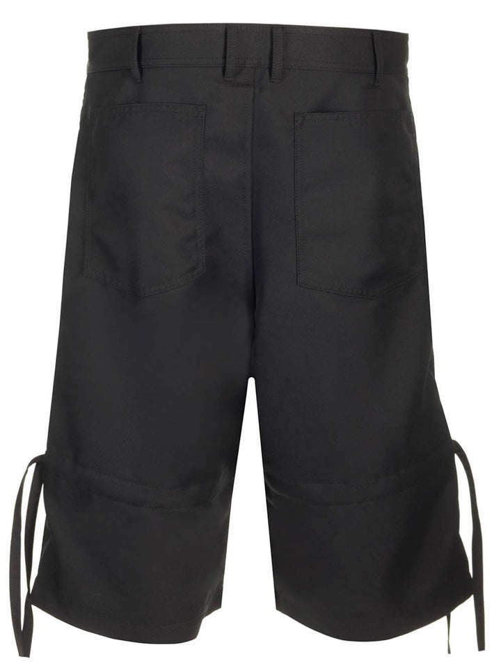 Comme Des GarçOns Shirt Twill Bermuda Shorts Trousers - Black | cb57c8fdc23964fae7b11aebb0d043378d89aca3