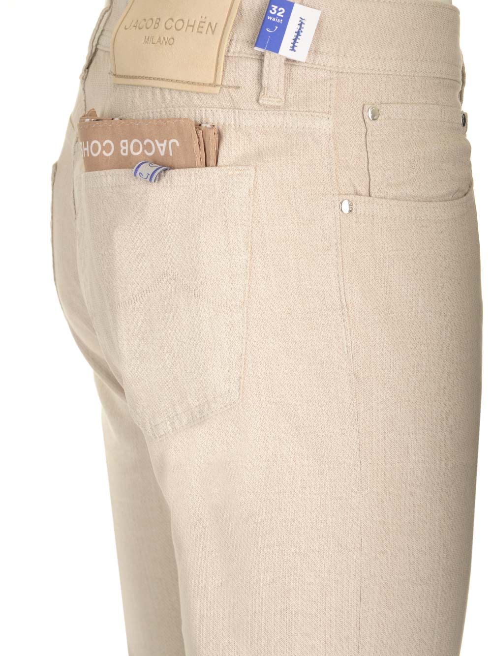 Jacob Cohen Barb Trousers - Beige | 93049de8d081154fcf192ffa91482244e2425ecf
