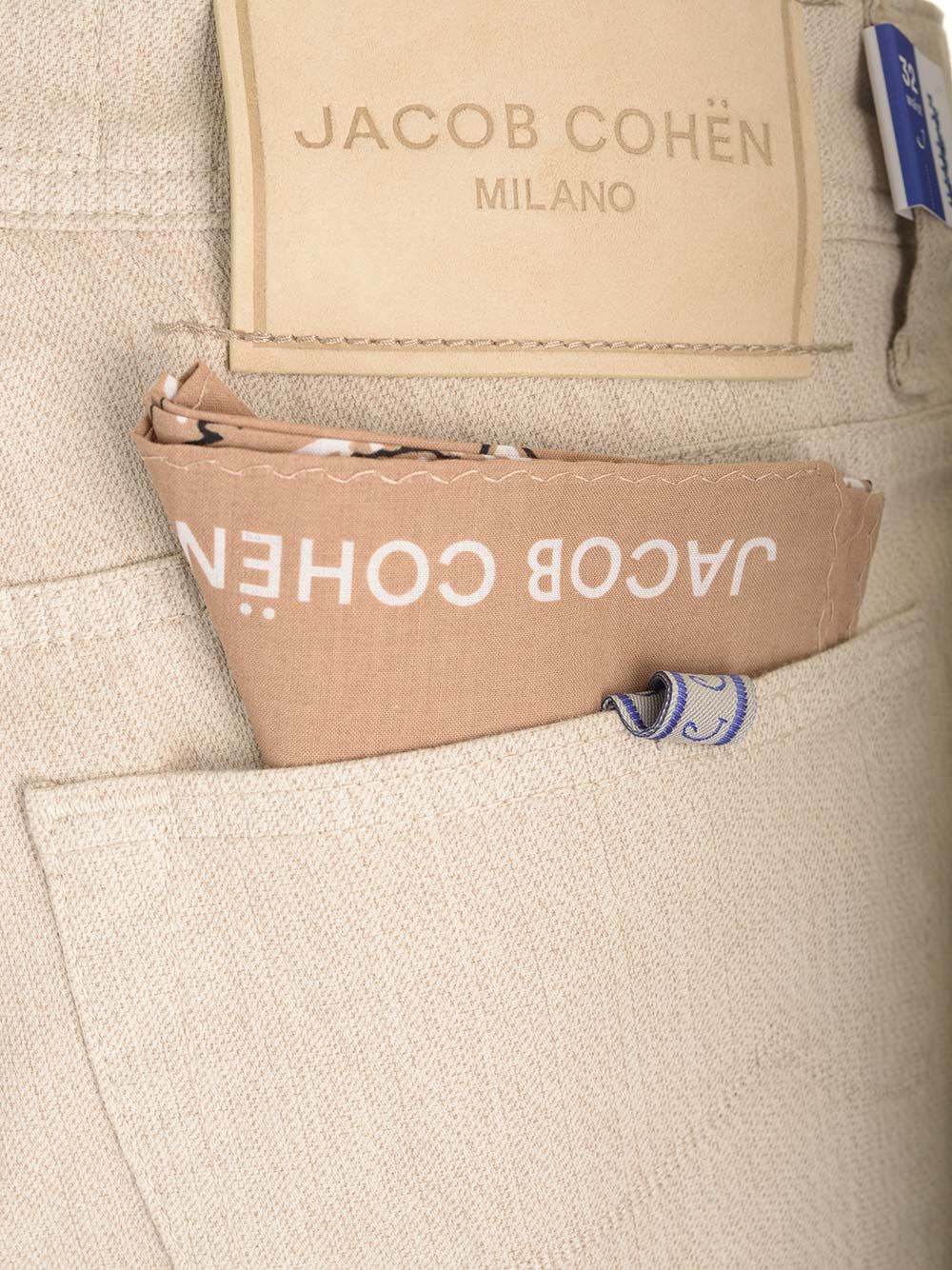Jacob Cohen Barb Trousers - Beige | 5757f8af754b4a16bea7d70dded14b3469fda63b