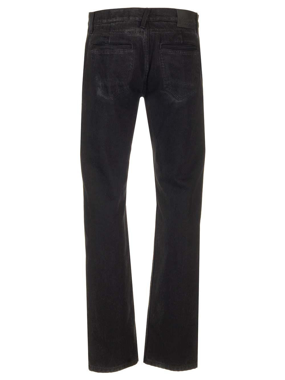 Mcqueen Black Jeans Trousers - Black | 0a78285761a0d2253a32abe0de600c79b4bc39c2